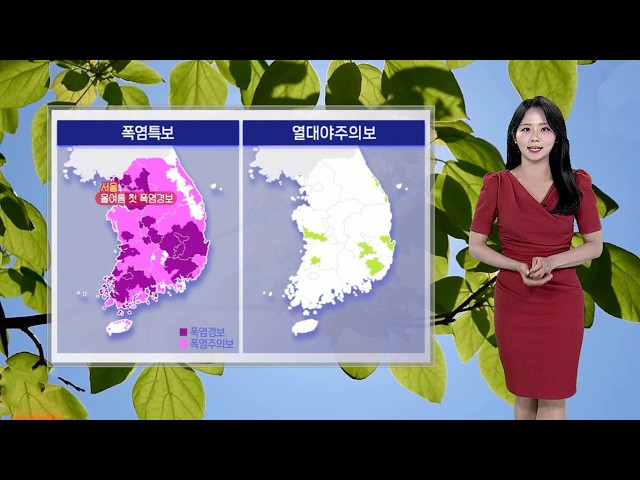 장맛비 소강, 당분간 찜통더위…전국 폭염특보  / 연합뉴스TV (YonhapnewsTV)