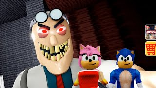 Escape DENTIST (SCARY OBBY) COOP SONIC and AMY ROSE go to the DENTIST!! JUMPSCARES & WALKTHROUGH screenshot 5