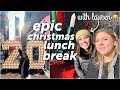 REUNITED + Christmas in New York on my lunch break challenge | Vlogmas 13, 2019