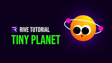 Rive - Tiny Planet | 1 Part | Interactive Motion
