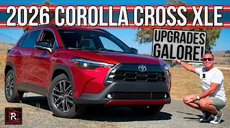 The 2026 Toyota Corolla Cross XLE Is A Less Vanilla Small SUV For Budget Minded Drivers 
