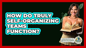 How Do Truly Self-organizing Teams Function? - Anecdotes in Quotation