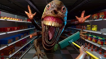Working Night Shift at a Grocery Store.. But the Customers are DOPPELGANGERS.. (HELLMART)