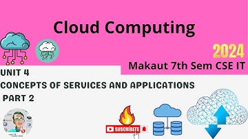 Unit 4 : Concepts of Services and Applications Part 2▶️Cloud Computing #makaut #cloud #computing #ai