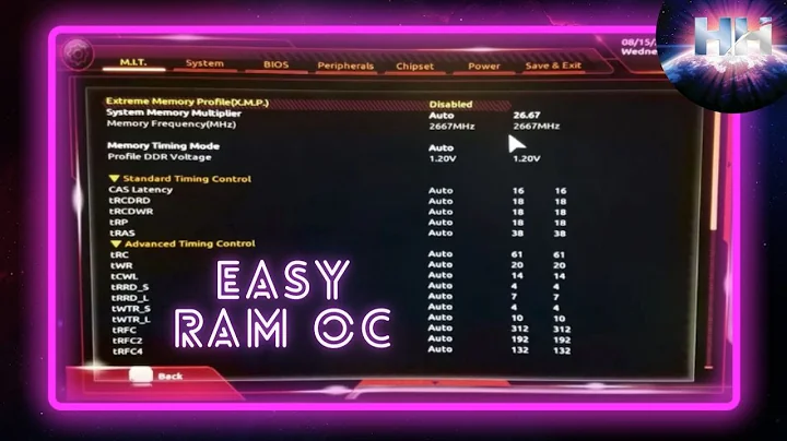 Guide de tricheur pour overclocker la RAM - Augmentation facile de la fréquence