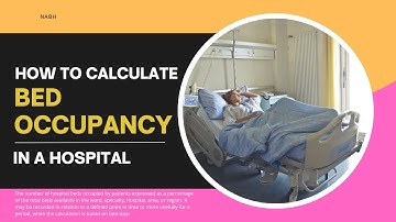 How to calculate BED OCCUPANCY RATE in a hospitals with example