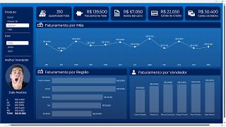 Dashboard Comercial 100% no Excel (Parte 1 - Aprenda do Zero)