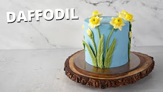 How To Make A 3D Daffodil Cake Cake Decorating For Beginners 