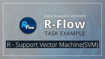 [R-Flow Task Example] R - Support Vector Machines(SVM)
