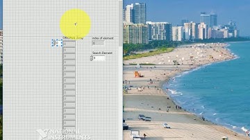 How to search for a particular element in 1-D array in LabVIEW