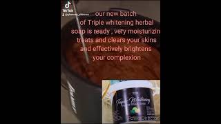 Triple Whitening Herbal Soap