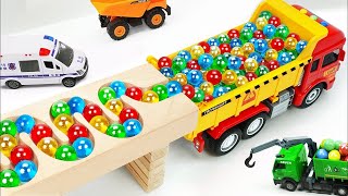 Download Lagu Marble Run Race ☆ TrixTrack Wave Slope \u0026 Wooden Stairs Course MP3