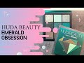 Обзор палетки Huda Beauty Emerald Obsession