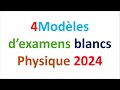 4 modles dexamens blancs physique