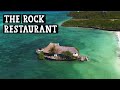 Trying seafood at a restaurant built on a rock (The Rock Restaurant - Zanzibar)