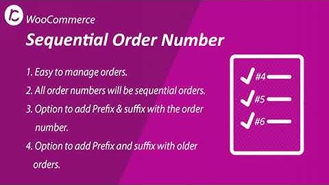 WooCommerce Sequential Order | Codecanyon Scripts and Snippets