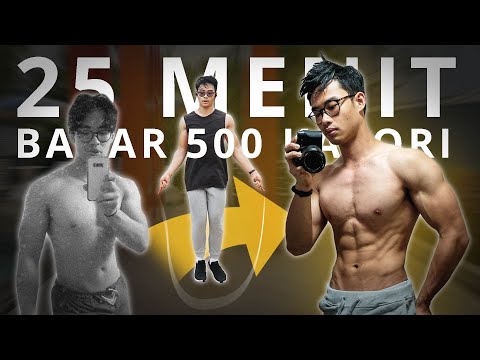 Yuk BAKAR 500 KALORI dengan SKIPPING! Workout 25 MENIT dengan GERAKAN PEMULA!