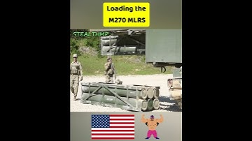 Loading the POWERFUL M270 MLRS 😲🦾😎 MILITARY  🗺 #Shorts