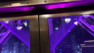 Otis Elevator at the Paris Eiffel Tower Viewing Deck in Las Vegas, Nevada (going up)