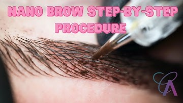 HOW TO DO NANO BROWS - Step by Step Tutorial