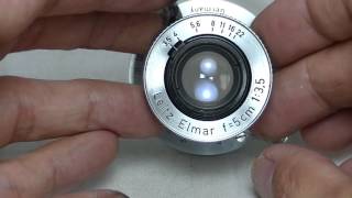 まずはエルマーから♪ Elmar（エルマー）50mmF3.5ブルーコーティング