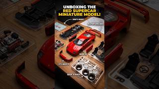 UNBOXING THE RED SUPERCAR MINIATURE MODEL