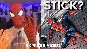 How does spider man stick to walls? EXPRESS VIDEO