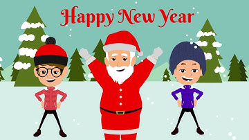 New Year Countdown Song 🎉 | 10 to 1 Dance | Happy New Year Song for Kids | Jungle Kids TV