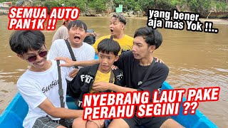 WADUH SEREM BENER !! Nyebrang ke pulau Bali pake perahu kayak gini ??