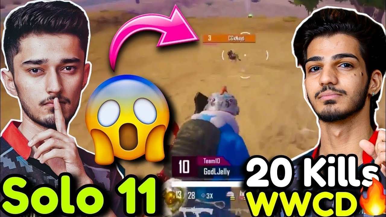 Jelly Solo 11 kills 🔥| 20 kills WWCD Team Godlike | #godl # ...