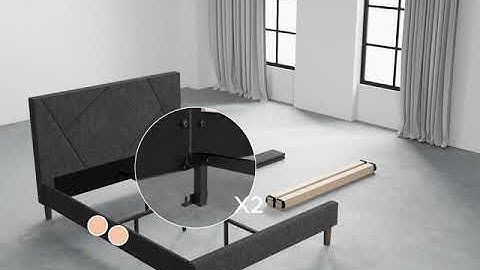 Zinus | Judy Upholstered Platform Bed Frame Assembly Instructions