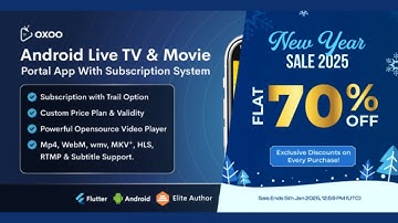 Make OXOO Flutter Movie App | OXOO Flutter app source code free download | how to make movies app