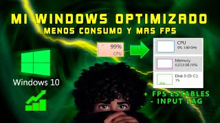 MI WINDONS OPTIMIZADO CON FPS ESTABLES Y POCO CONSUMO (MINIDEUSA7 2024)