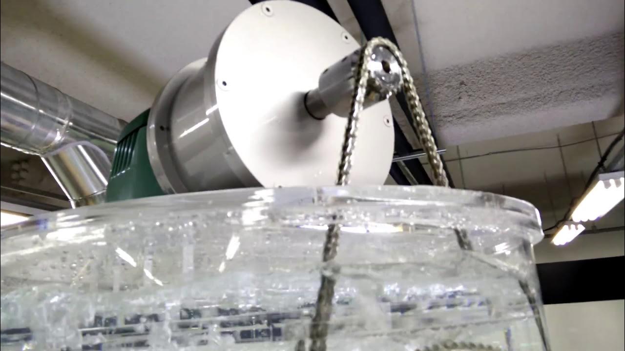 Gravity power generator based on fluidair displacement SAMPLE TEST