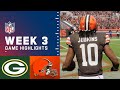 Packers vs Browns Week 3 Simulation Highlights | Madden 26 Rosters