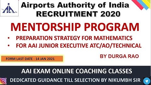 HOW TO PREPARE FOR AAI EXAM (2020) || ATC/AO MATHEMATICS PREPARATION STRATEGY