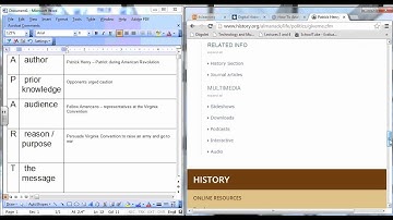 Analyzing Primary Sources
