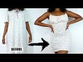 DIY Gathered Bust Mini Dress | DIY Transformation