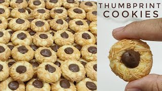 RESEP THUMBPRINT COOKIES KUE KERING LEBARAN ENAK BANGET WAJIB COBA !!