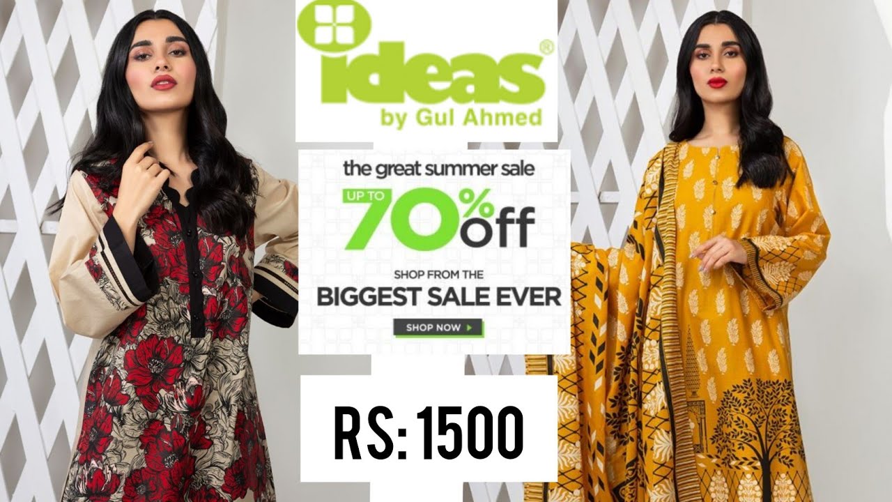 Ideas By Gul Ahmed 70 Off Sale Youtube