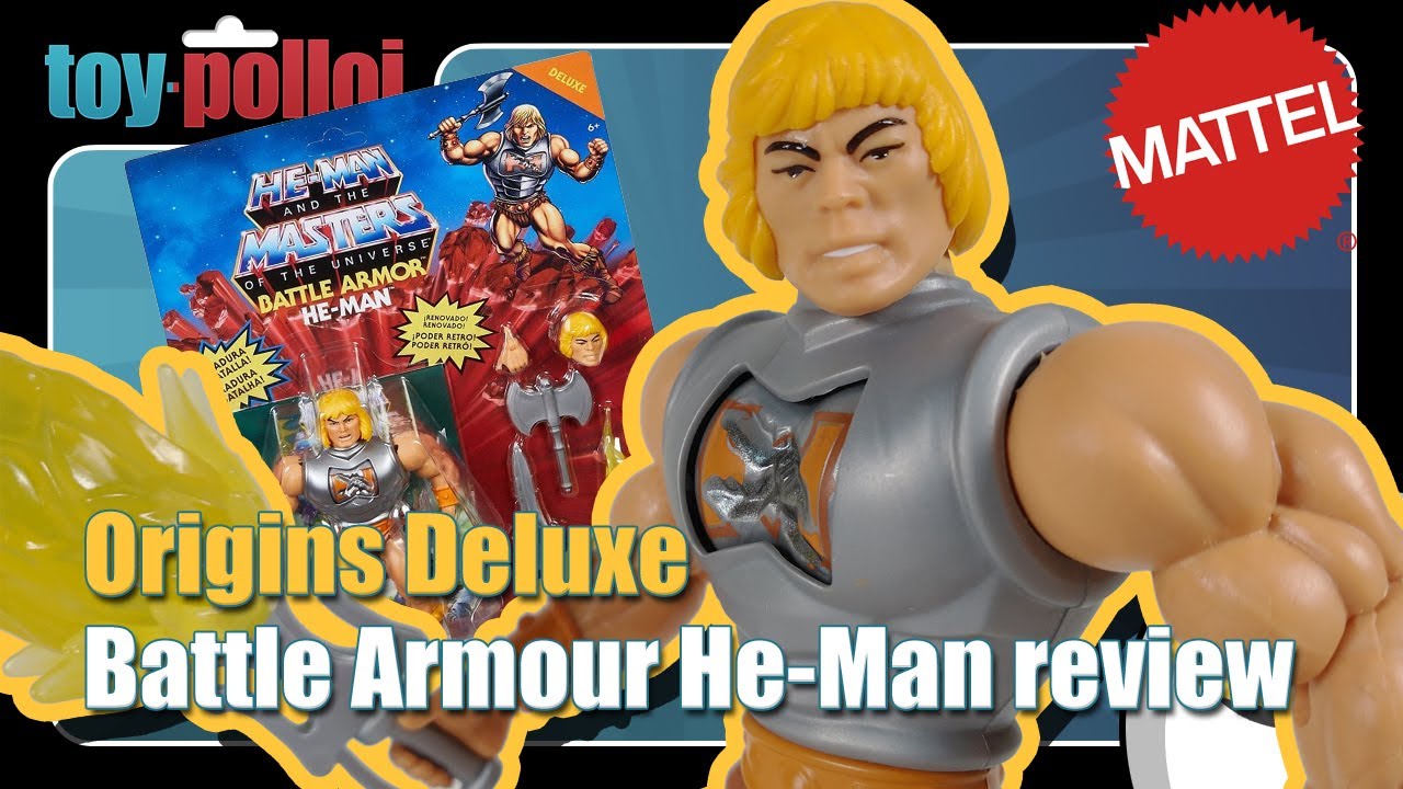 MOTU Origins Deluxe Battle Armor He-Man review - Toy polloi
