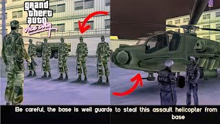 Army Camp Robbery in GTA Vice City! (Secret Military Base Heist Mission GTAVC) screenshot 3