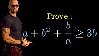 Andrew Tate solves Math Olympiad problem   | Beginner level