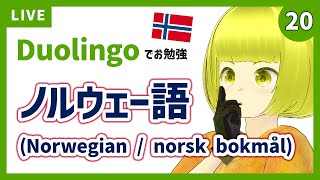 [JP/sub EN,ES,PT] Duolingo #20: ノルウェー語でダイヤモンドリーグ1位を目指したい！【南瓜シトル】