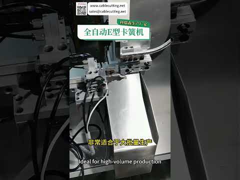 High Speed E Type Circlip Assembly Machine Advanced Precision Automated Equipment Factory Line - Shorts