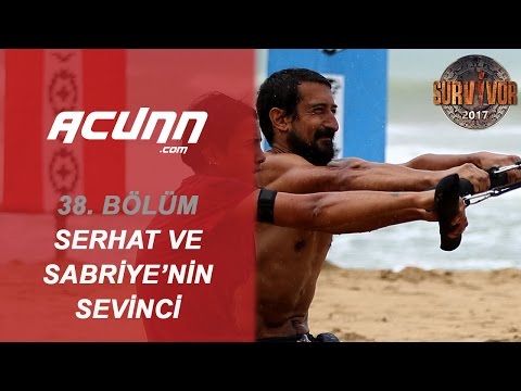 Galibiyet sonrası Serhat, takım arkadaşı Sabriye'ye böyle sarıldı!| 38. Bölüm | Survivor 2017