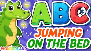 5 Little Alphabets Jumping On The Bed - 5 Little Alphabets - Nursery Rhymes & Kids Songs