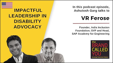 Journey to Make India Truly Inclusive | VR Ferose | TBCY