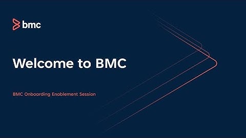 BMC Helix  SaaS Onboarding Walkthrough