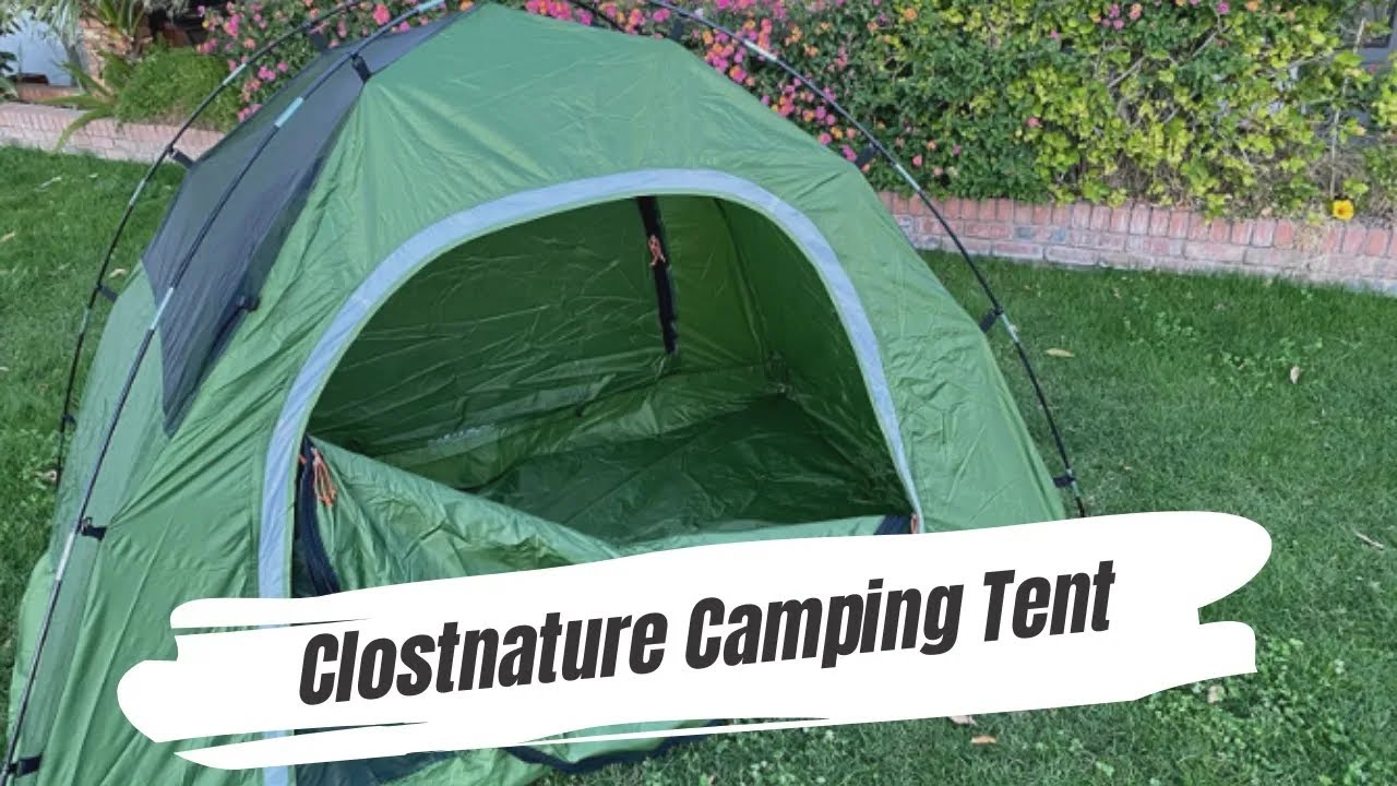 Clostnature Camping Tent For 2 Person, Waterproof Two Person Camping Tents For Family Kids 5 9 Lbs